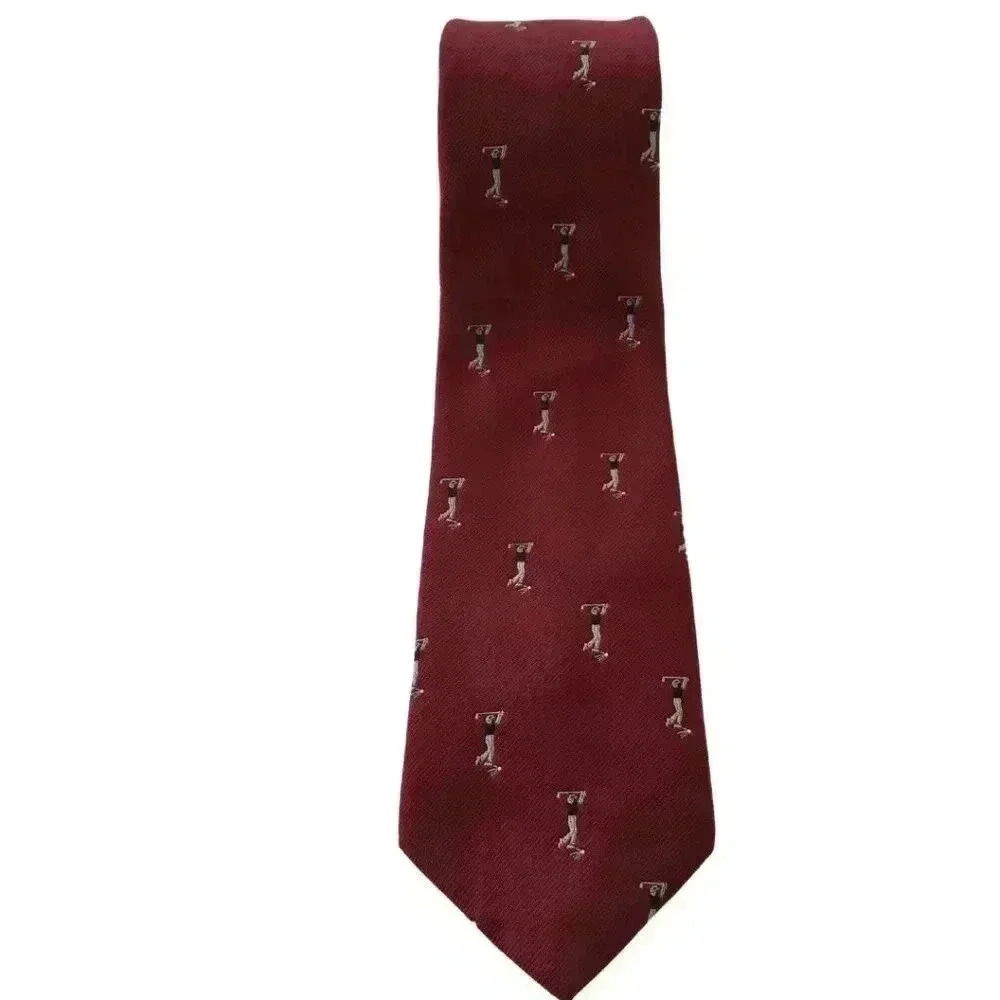 Excelllo Cravats 56 inch Golf Theme Tie